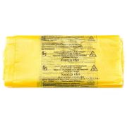 Пакеты д/мед отход. класс Б 50см*60см 30 л.желтый (+стяжка)/100